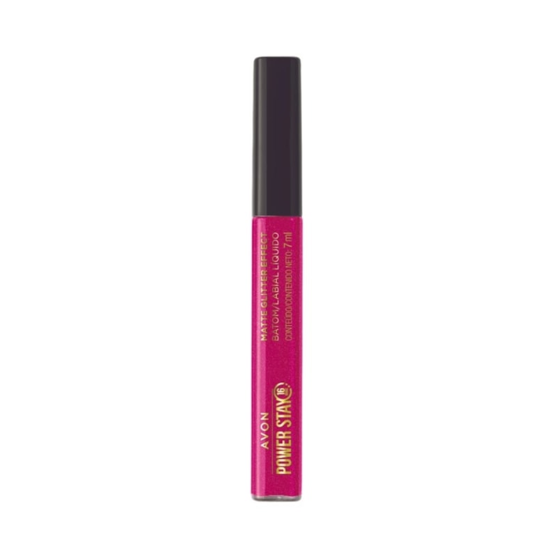 Batom Líquido Avon Power Stay Magent Reluzente 6ml