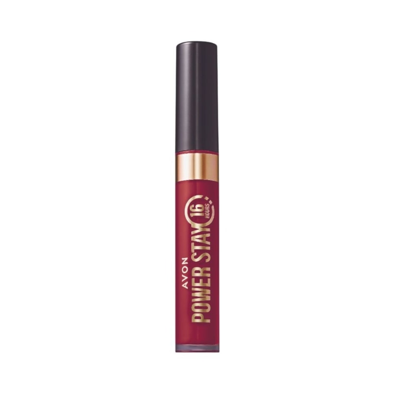 Batom Líquido Avon Power Stay Vermelho Escarlate 6ml