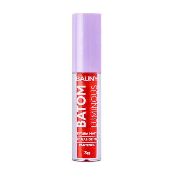 Batom Líquido Bauny Hot Luminous 3g