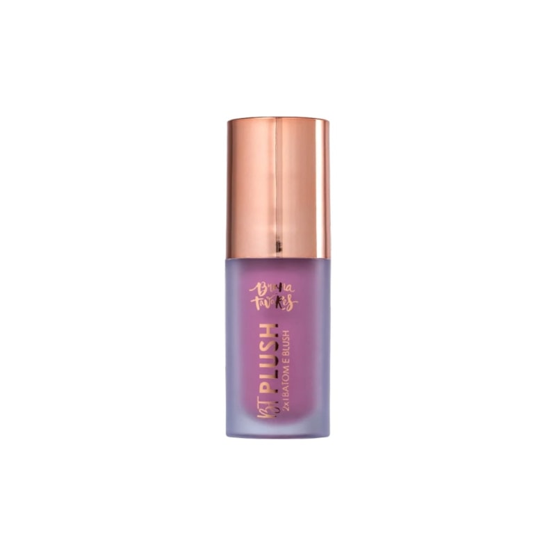 Batom Líquido Bruna Tavares BT Plush 2 em 1 Mauve 6g