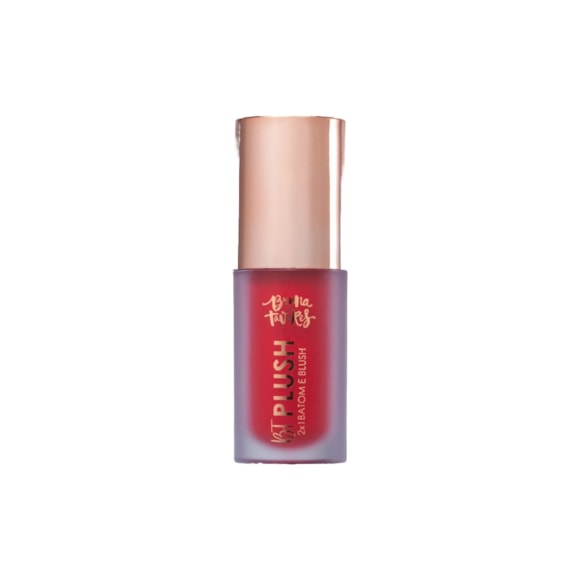 Batom Líquido Bruna Tavares BT Plush 2 em 1 Ruby 6g