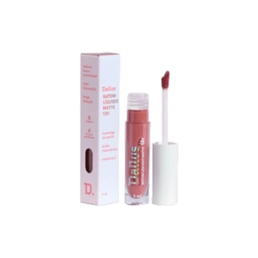 Batom Líquido Dailus Matte 12H Cor Nude 5ml