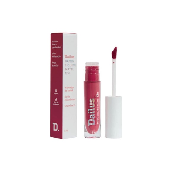 Batom Líquido Dailus Matte 12h Magenta