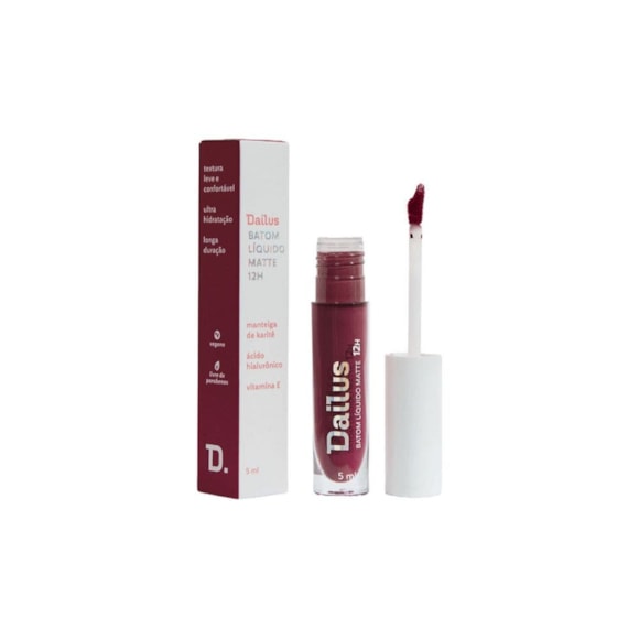 Batom Líquido Dailus Matte 12h Sapatilha