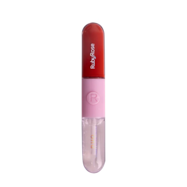 Batom Líquido e Gloss Duo Ruby Rose Cor D01