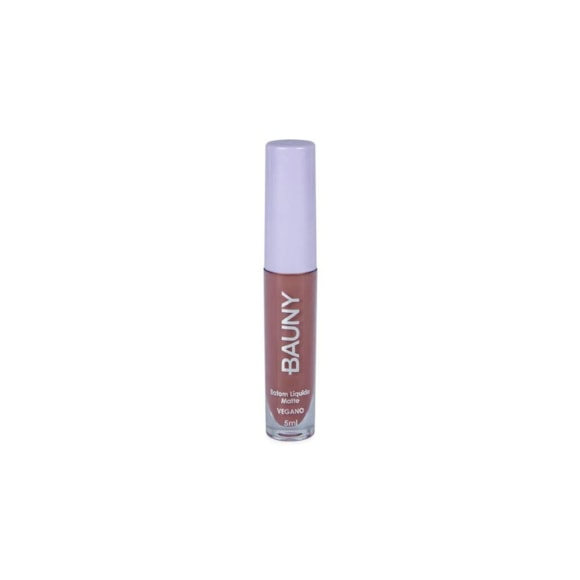 Batom Líquido Efeito Matte Bauny Cosméticos Cor 020 5ml