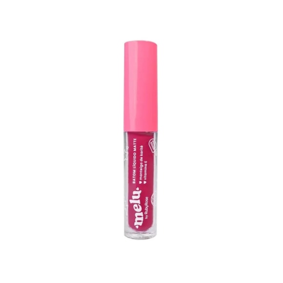 Batom Líquido Matte Ruby Rose Melu Raspberry