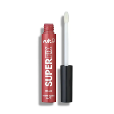 Batom Líquido Matte Vult Super Fix Vermelho Profissional