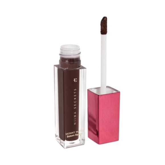 Batom Líquido Niina Secrets Skinny Matte Marrom Lírio