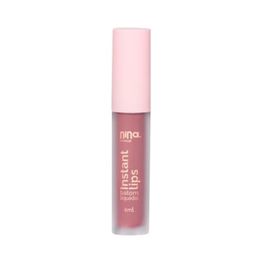 Batom Líquido Nina Makeup Matte Instant Lips