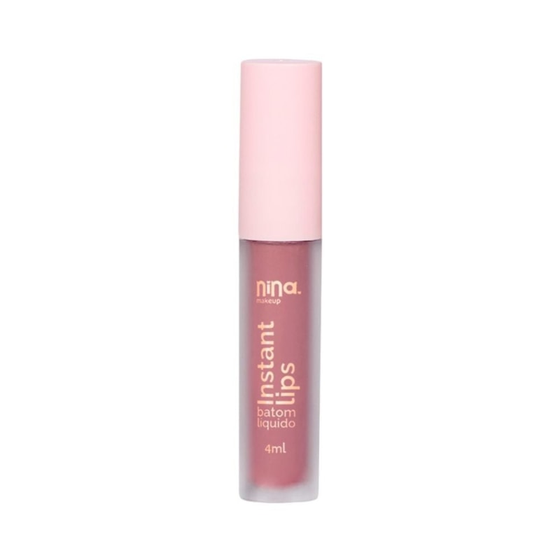 Batom Líquido Nina Makeup Matte Instant Lips Bride