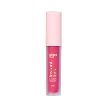 Batom Líquido Nina Makeup Matte Instant Lips Infinito