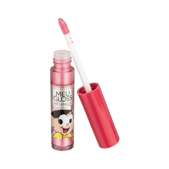 Batom Meu Lip Gloss Blister Turma da Mônica Melancia