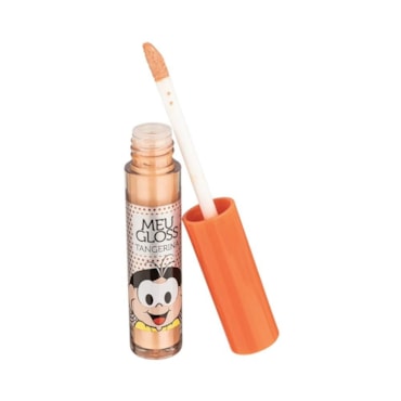 Batom Meu Lip Gloss Blister Turma da Mônica Tangerina