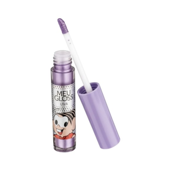Batom Meu Lip Gloss Blister Turma da Mônica Uva