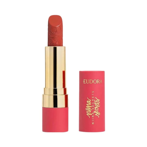 Batom Niina Secrets Soft Petals Vermelho Romântico