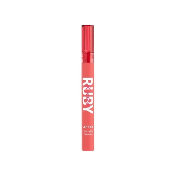 Batom Ruby Kisses Lip Fix Tint Alta Fixação Pink Energy
