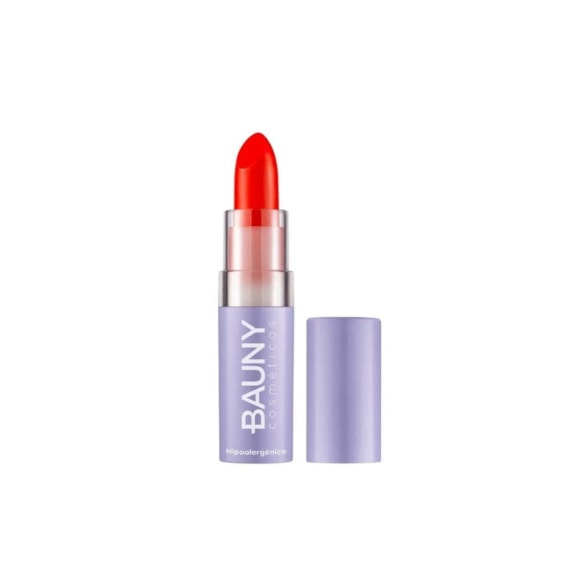Batom Tradicional Bauny Cosméticos Bala Cremoso Cor 150 3,5gr