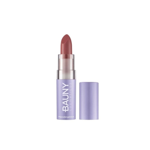 Batom Tradicional Bauny Cosméticos Bala Matte Cor 070 3,5gr