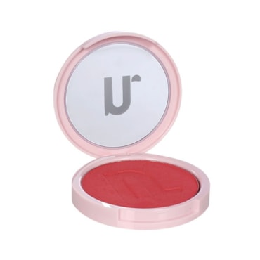 Blush Compacto Nina Makeup Instant Rosa Quente