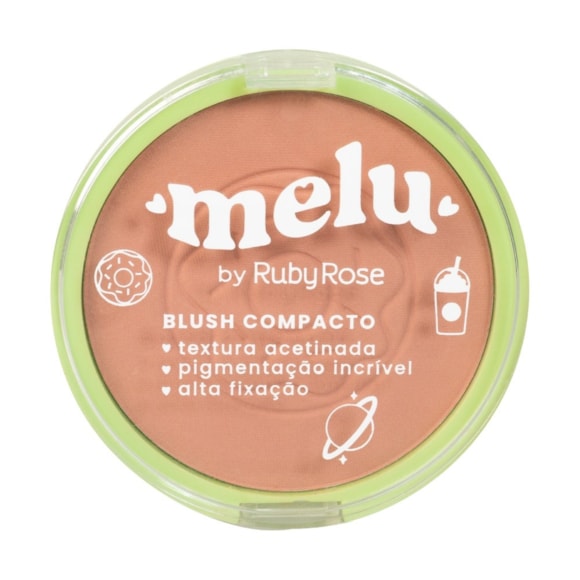 Blush Compacto Ruby Rose Melu
