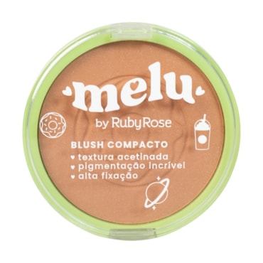 Blush Compacto Ruby Rose Melu Caramel