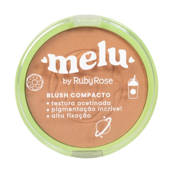 Blush Compacto Ruby Rose Melu Caramel