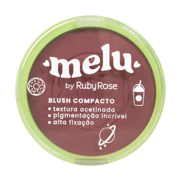 Blush Compacto Ruby Rose Melu Grape