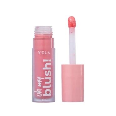 Blush Líquido Vizzela Oh My Blush! 01 Baby Glow