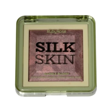 Blush Marble Bloom Ruby Rose Silk Skin