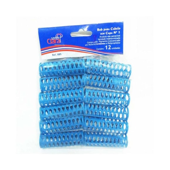 Bobes De Cabelo Santa Clara Nº1 Sem Capa 12 unidades