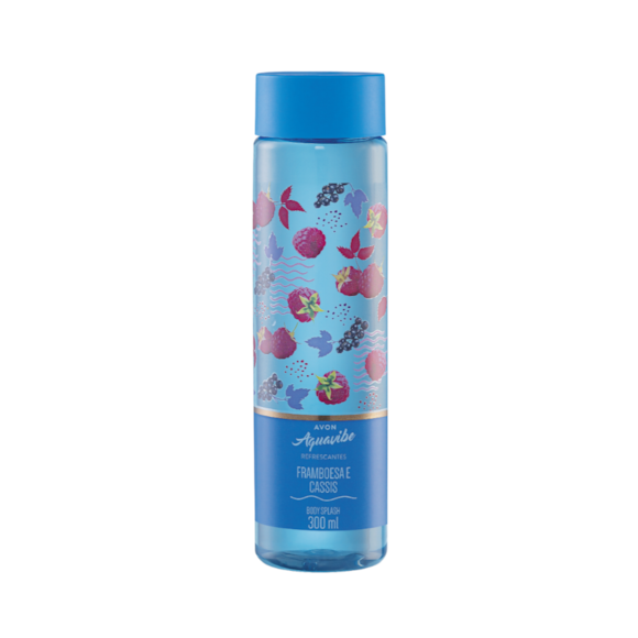 Body Splash Avon Aquavibe Framboesa e Cassis 300ml