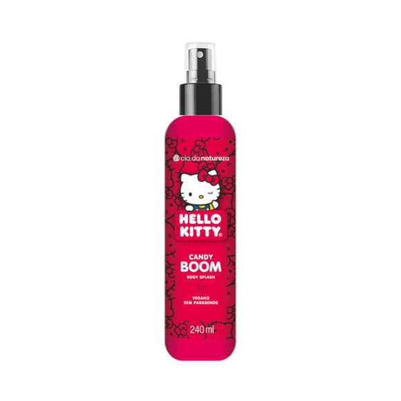 Body Splash Cia. da Natureza Hello Kitty Candy Boom 240ml