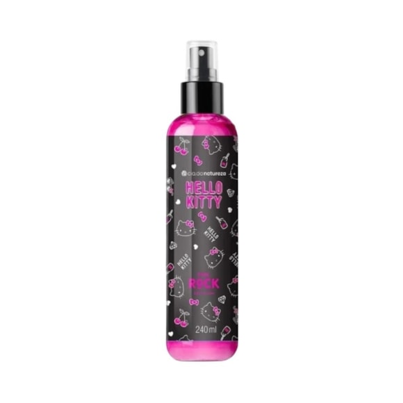 Body Splash Cia da Natureza Hello Kitty Pink Rock 240ml