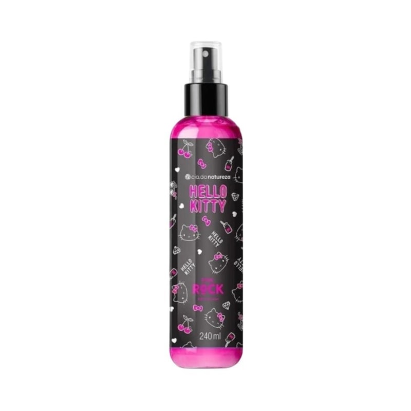 Body Splash Cia da Natureza Hello Kitty Pink Rock 240ml