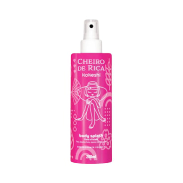Body Splash Corporal Kokeshi Cheiro de Rica Nº 1 Floral Frutado 200ml