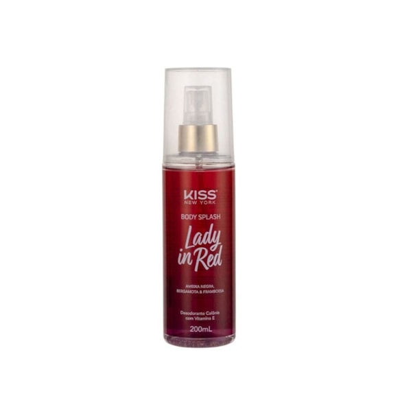 Body Splash Kiss New York Lady in Red 200ml
