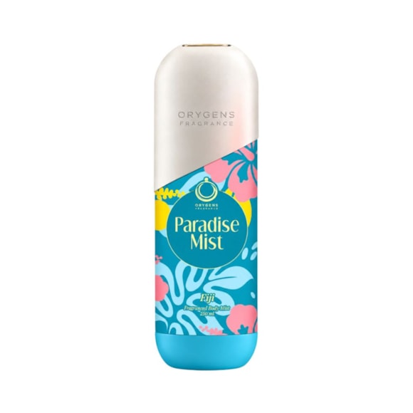 Body Splash Orygens Paradise Body Mist Fiji 250ml