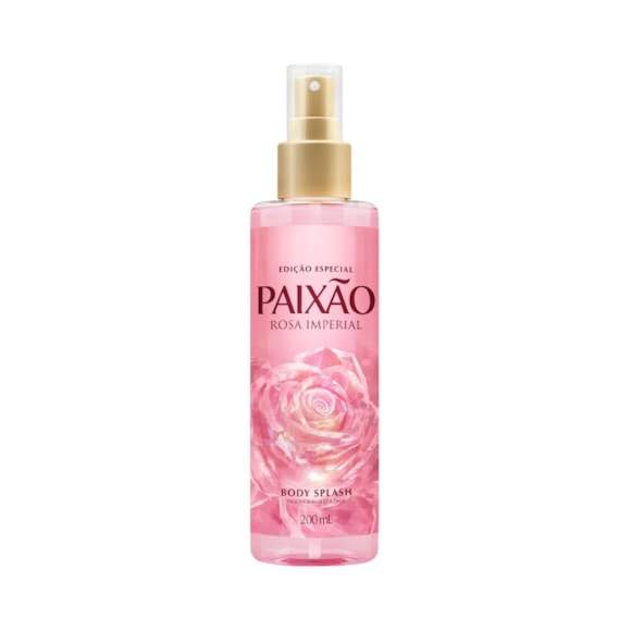 Body Splash Paixão Rosa Imperial 200ml