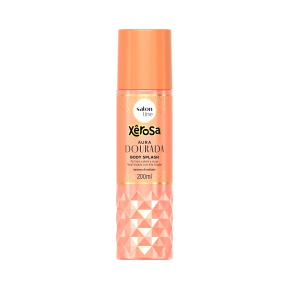 Body Splash Salon Line Xerosa Desodorante Aura Dourada 200ml