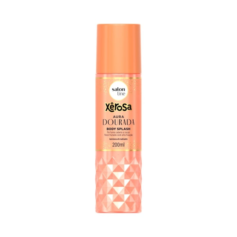Body Splash Salon Line Xerosa Desodorante Aura Dourada 200ml