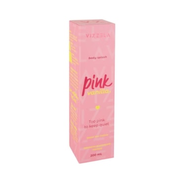 Body Splash Vizzela Deo Colônia Pink Vanilla 200ml