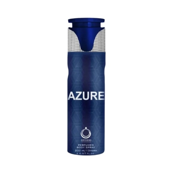 Body Spray Orygens Fragrances Azure 200ml