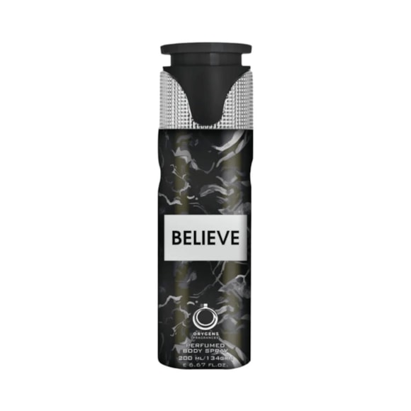 Body Spray Orygens Fragrances Believe 200ml