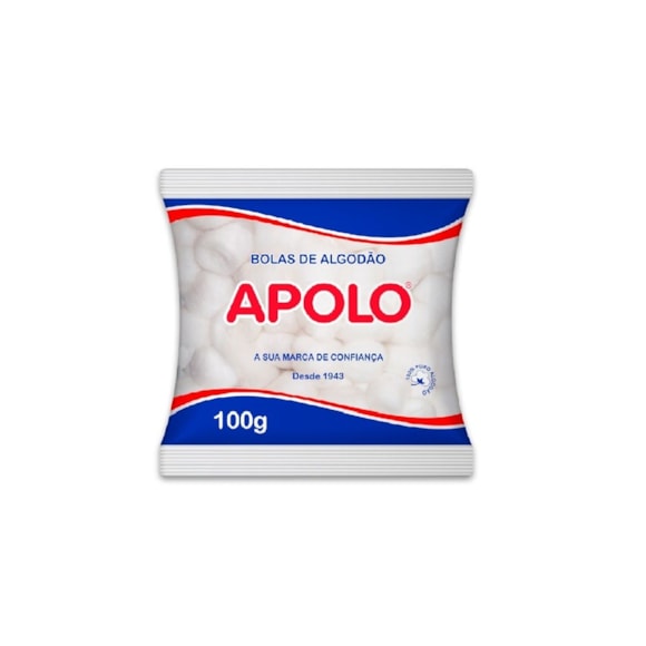 Bolas De Algodão Alta Absorção Branco Apolo