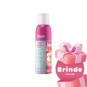 Brinde Shampoo A Seco Ricca Maca Amor 150ml