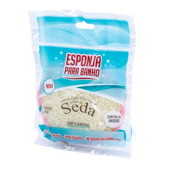 Bucha Banho Vegetal Suavity Dupla Face Seda 1Un