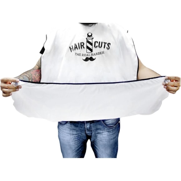 Capa Santa Clara Cetim P/ Barbear Branca 4113