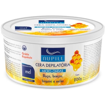 Cera De Microondas Nupill Mel 200G