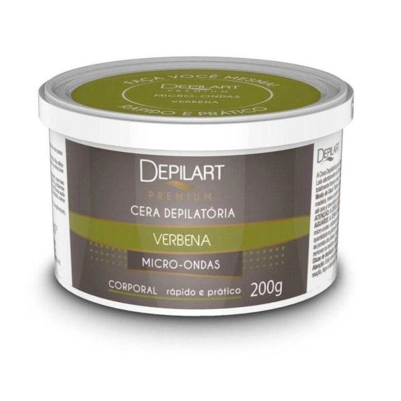 Cera Depilatória De Microondas Depilart Premium Verbe 200g